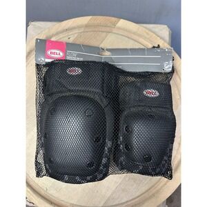 Bell Flow Protective Pad Set Black Adult Knee Elbow Pads Cycling Skate Gear